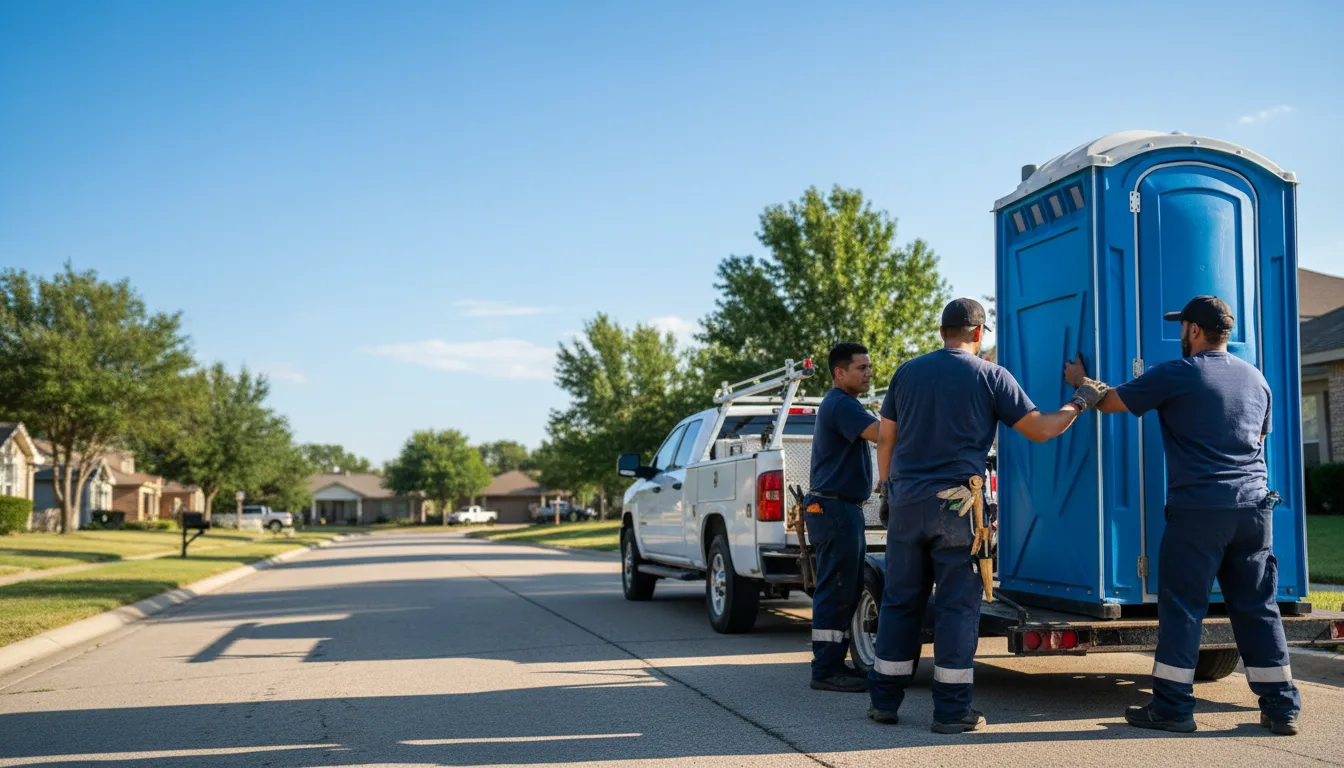 Portable Toilet Rental in Chappell Hill, TX near me